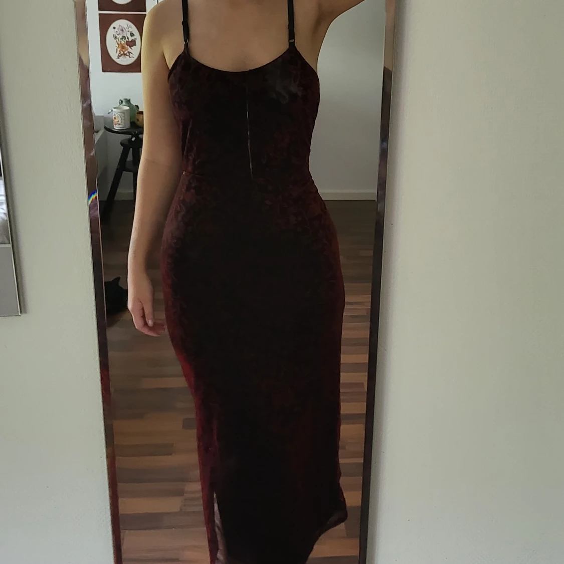 90-tals långklänning