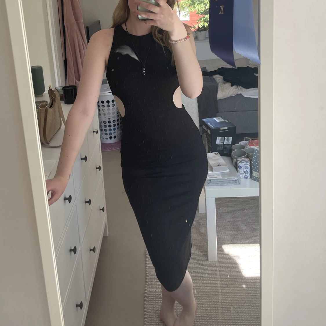 Svart fin festklänning - 90
