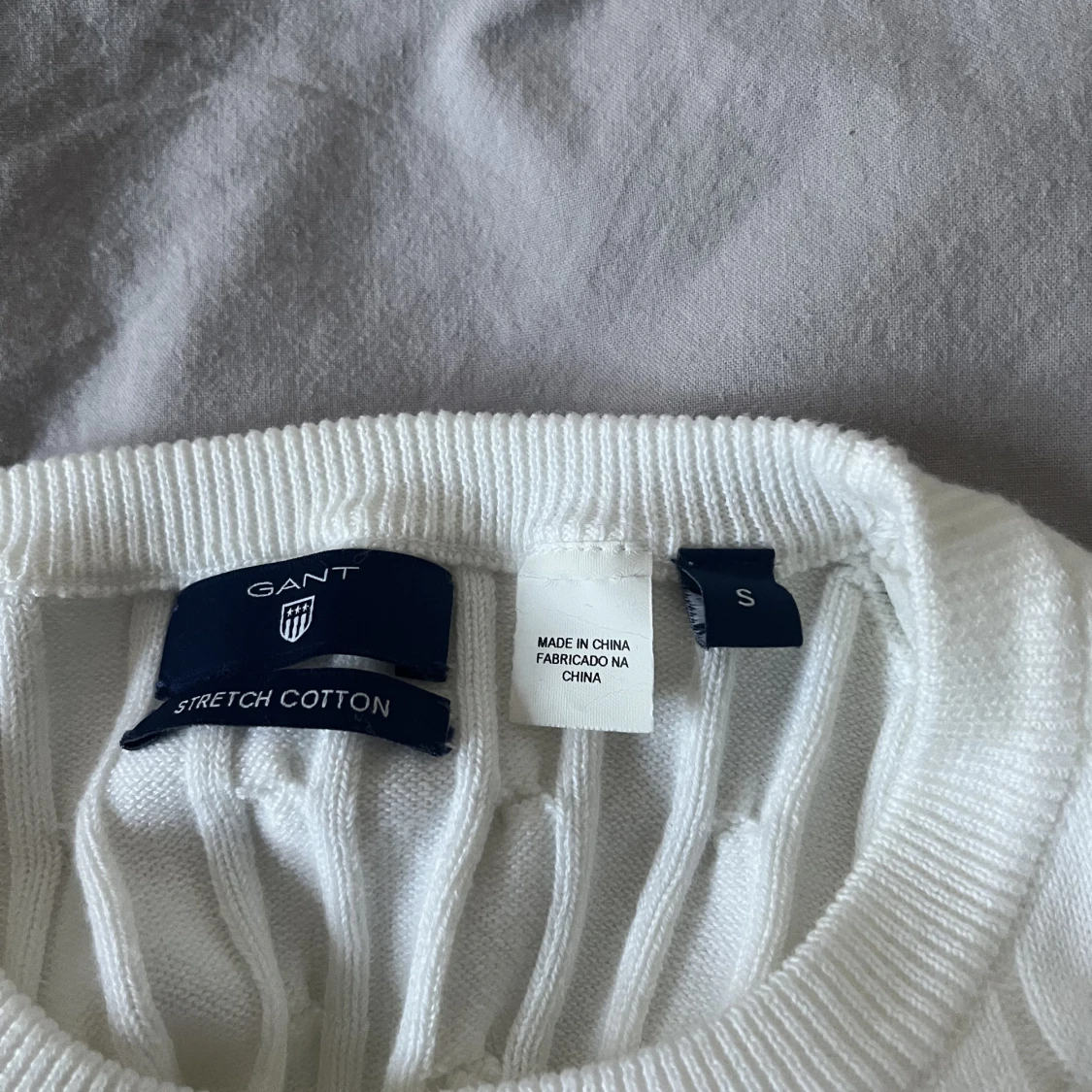 Vit Gant tröja  - 91