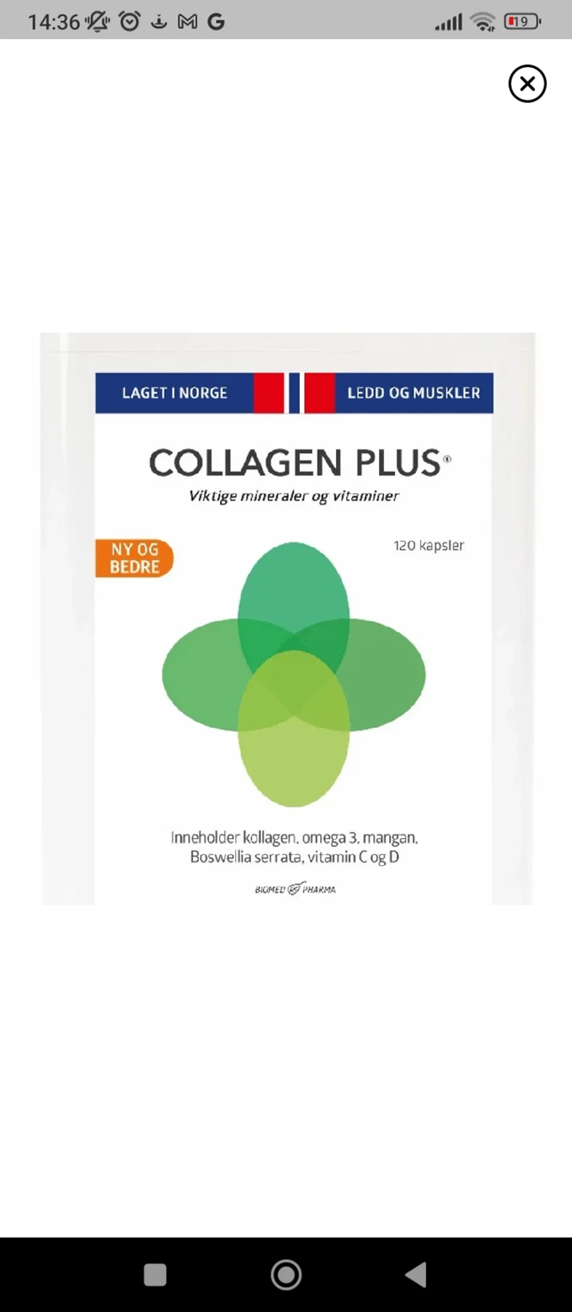 Collagen Plus Laxolja