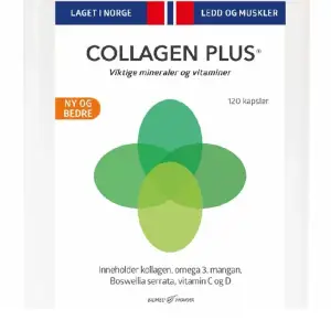 Helt nytt/oöppnat paket Collagen Plus Laxolja, 120 kapslar.  Ordinarie Pris: 649:-/st  Säljes för 100:-/st   👛🛍️    Mer information finnes bland bilder 💊🐟
