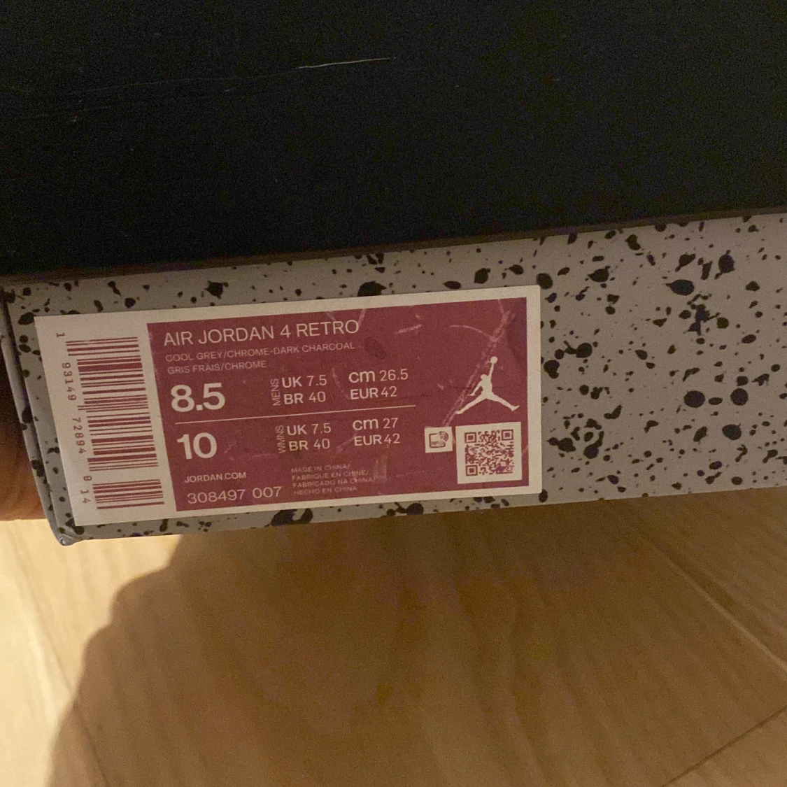 Jordan 4 cool grey - 91