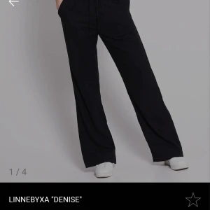 Svarta Linnebyxor  - Svarta Linnebyxor från Lager 157  Strlk S  Nyskick 