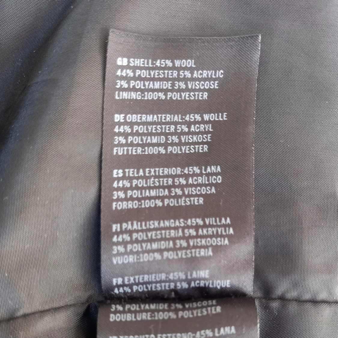 Long black Weekday coat - 91