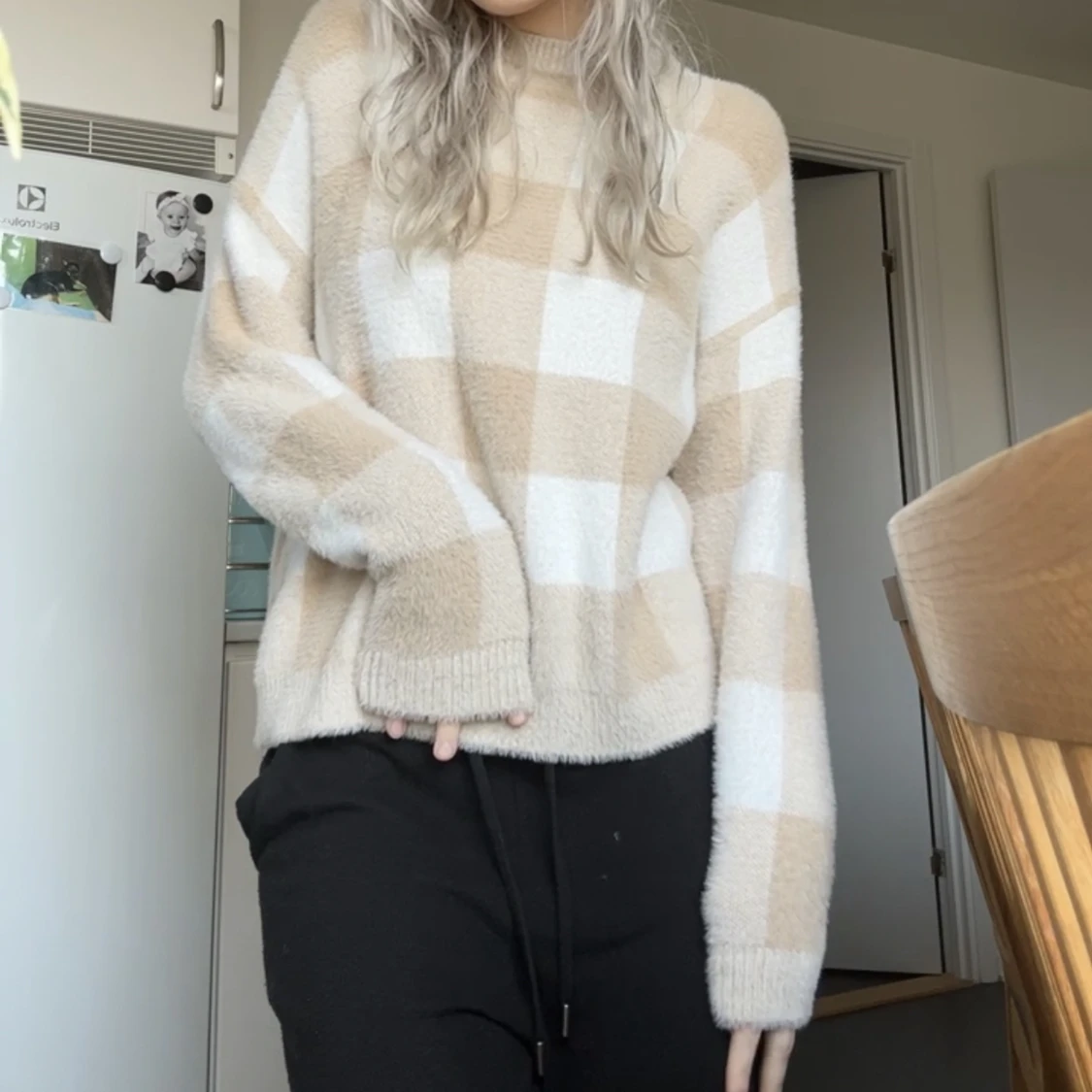 rutig tröja - mango - 91