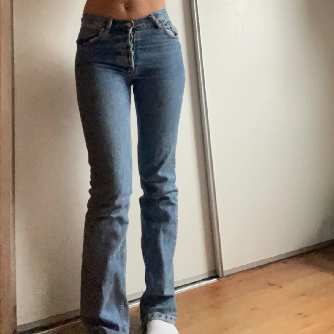 Lågmidjade bootcut jeans