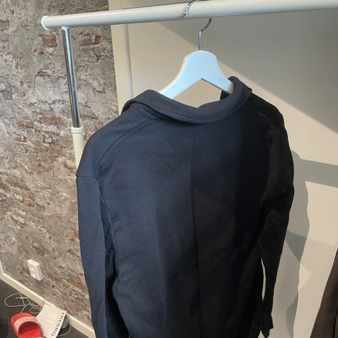 Svart Zip tröja  - 90