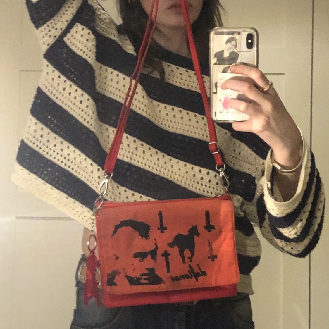 tryckt röd väska!! 🥊🥊🥊