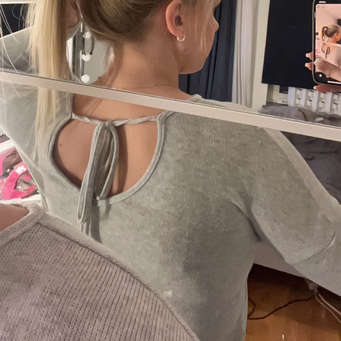 Tunn stickad tröja - 90