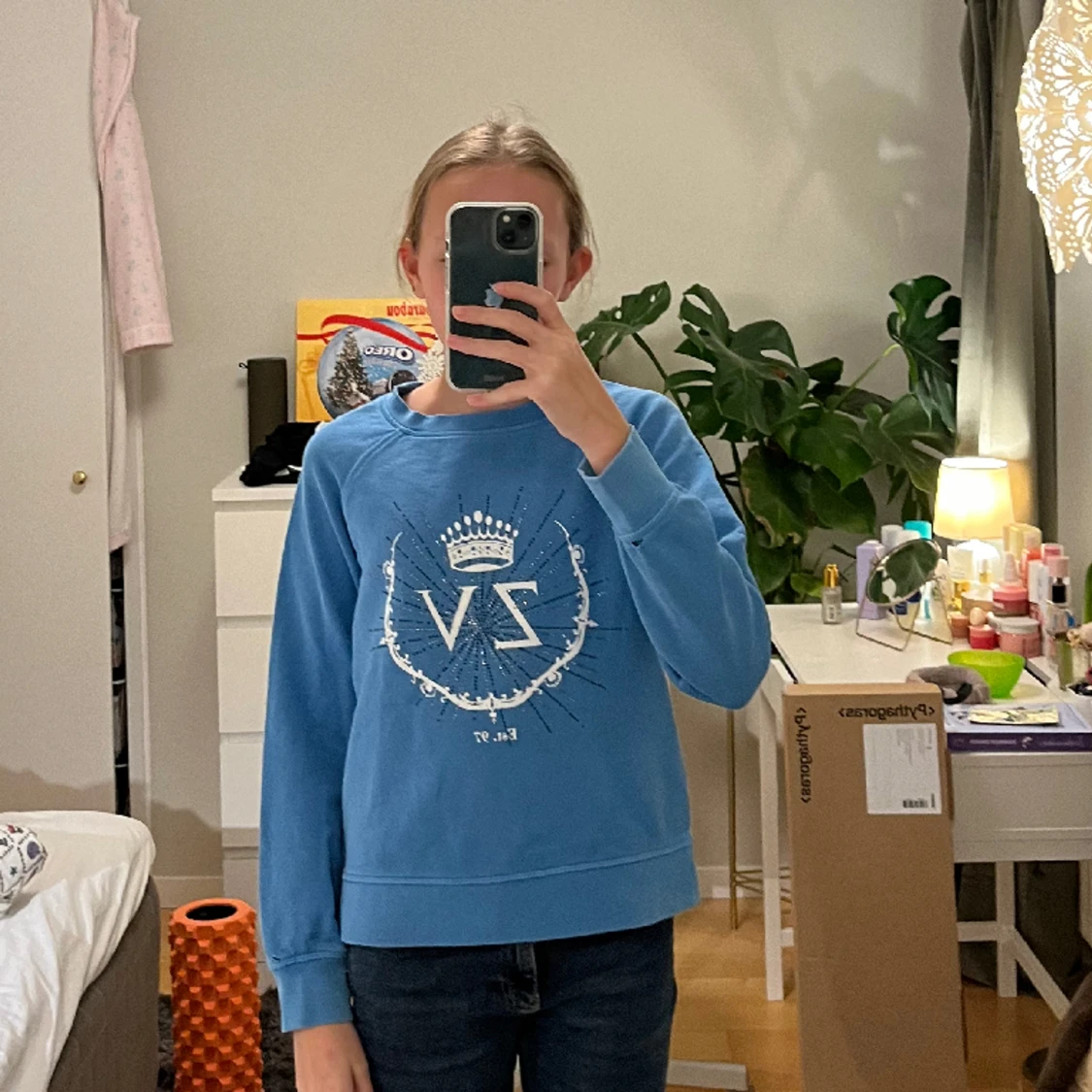 Blå zadig sweatshirt - 91