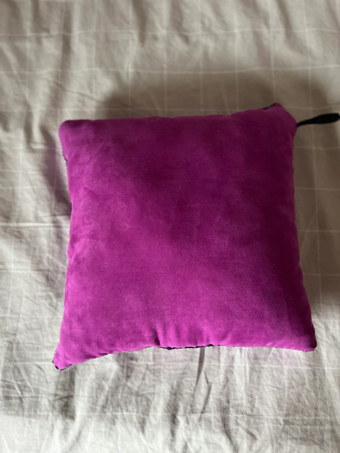 Lila & silver, Paljettkudde - 90