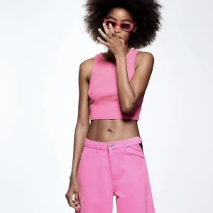 Rosa linne! - Snyggt rosa linne från zara! Aldrig andvänt!