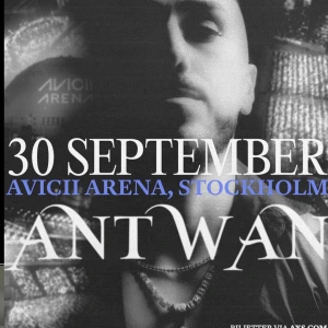 ANTWAN konsert biljett  - Säljar stålplats till antwans konsert i sthlm ,,, frakten kostar inget men man behövde skriva in ngt 