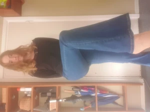 Flared jeans  - Volang jeans, töjiga och super sköna!