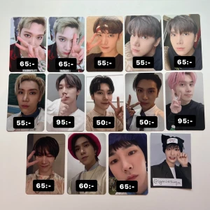 photocards - blandade nct/wayv/superm/shinee photocards. pris på bilden exkl. frakt (15kr). 