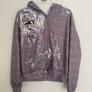 zip hoodie med rhinestones, stl M