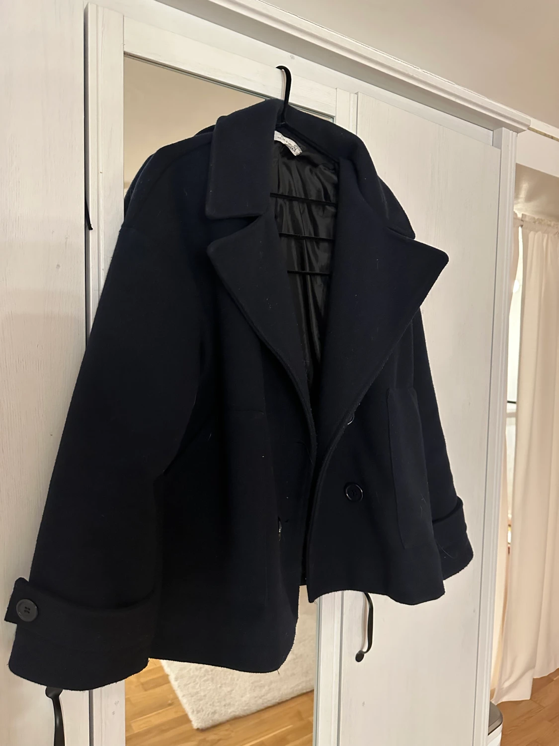 Mörkblå kappa - 90