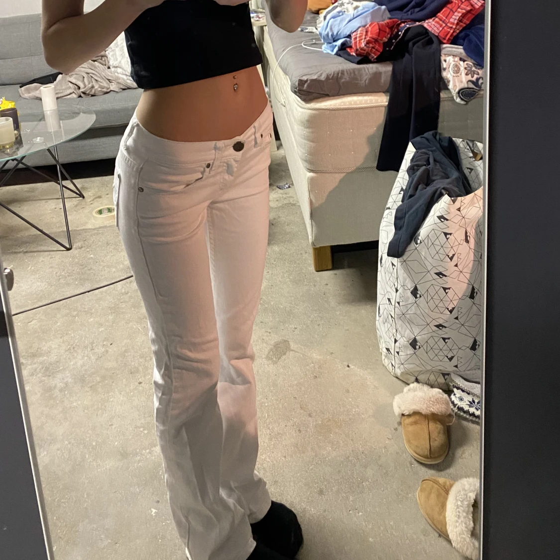 Lågmidjade jeans  - 90