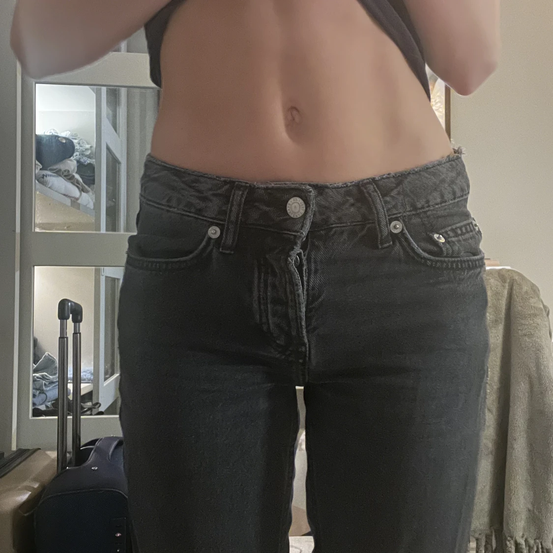 Lågmidjade jeans - 90