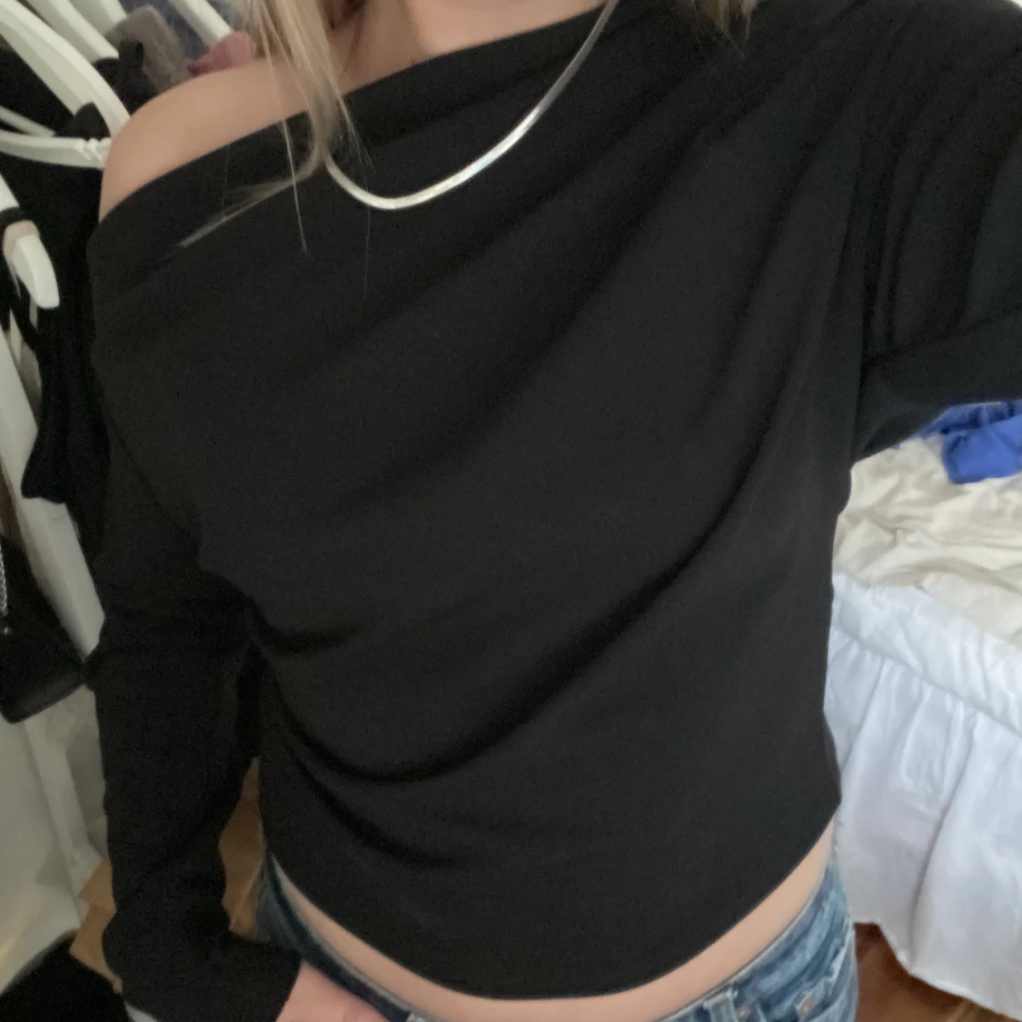 Svart tajt långärmad💞 - 90