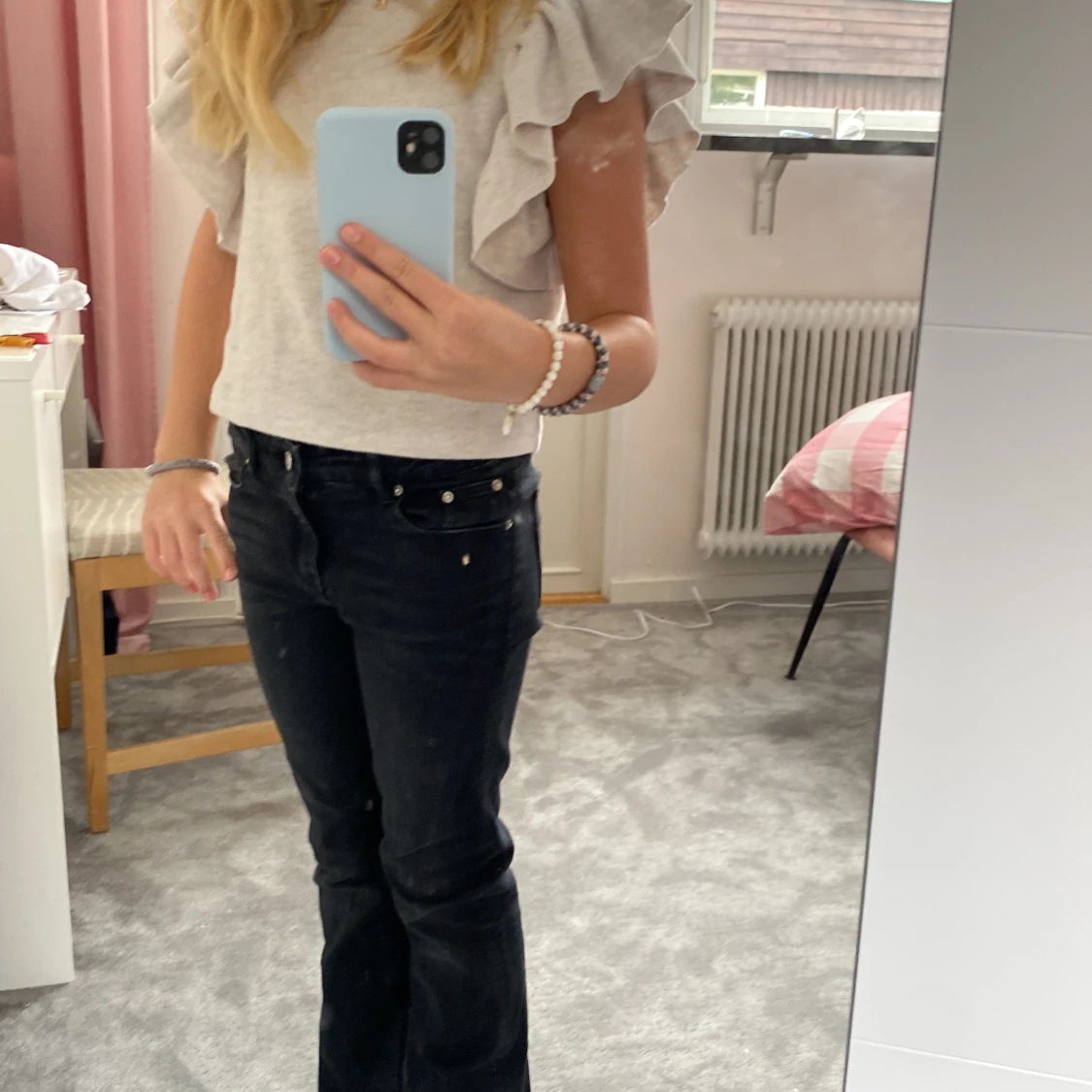 Bootcut lågmidgade jeans
