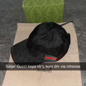 Säljer helt ny Gucci keps i svart storlek L