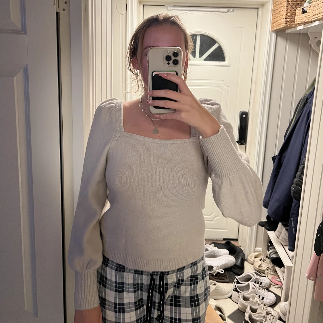 Tröja med puffärm  - 91