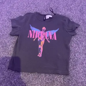 Säljer denna Nirvana tröjan som såldes på H&M. Köptes för 300 kr. Den är i bra skick, knappast använd. Skriv privat för ännu flera frågor eller bilder!