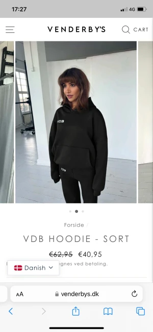 Venderbys hoodie - Helt ny med prislapp kvar🤍 nypris ca 710kr. 