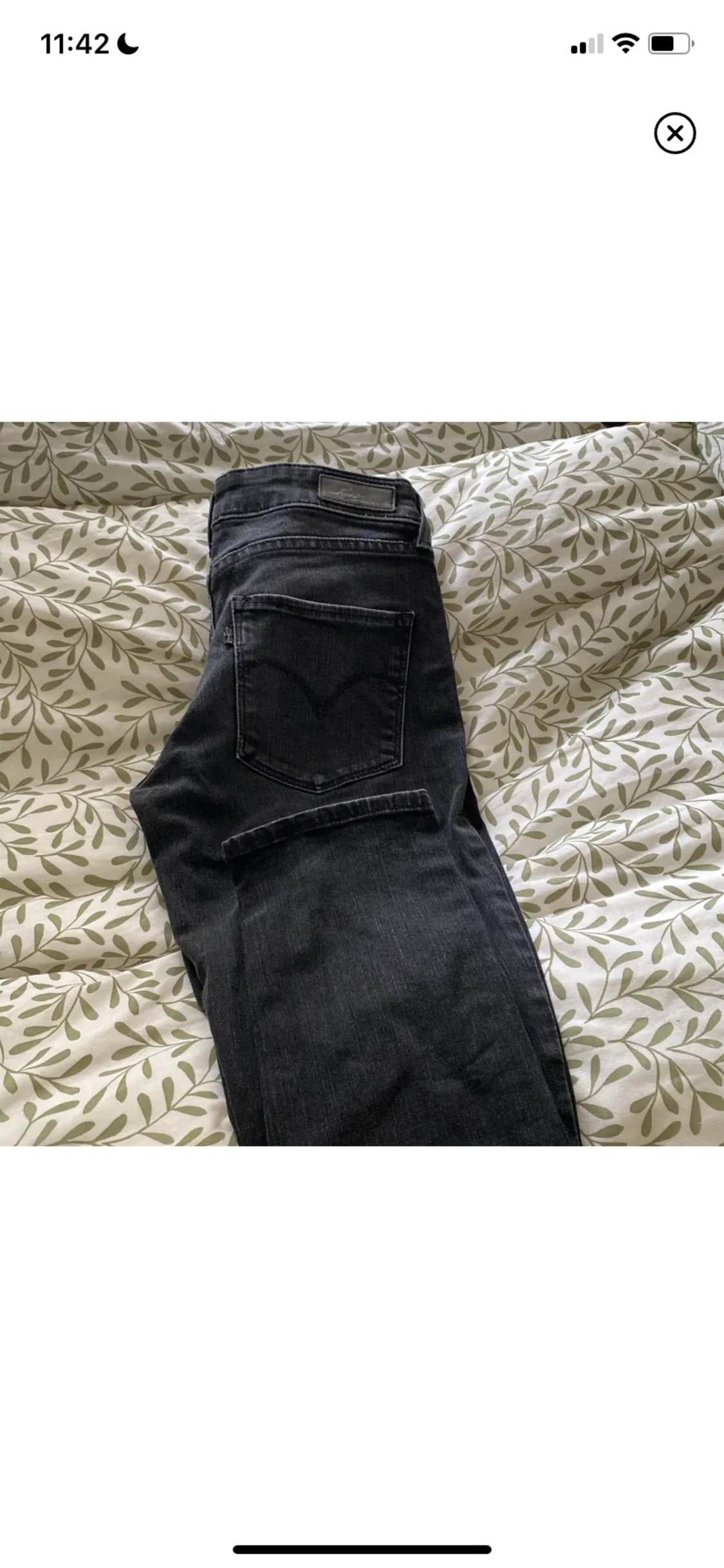 Levis demi curve low waist