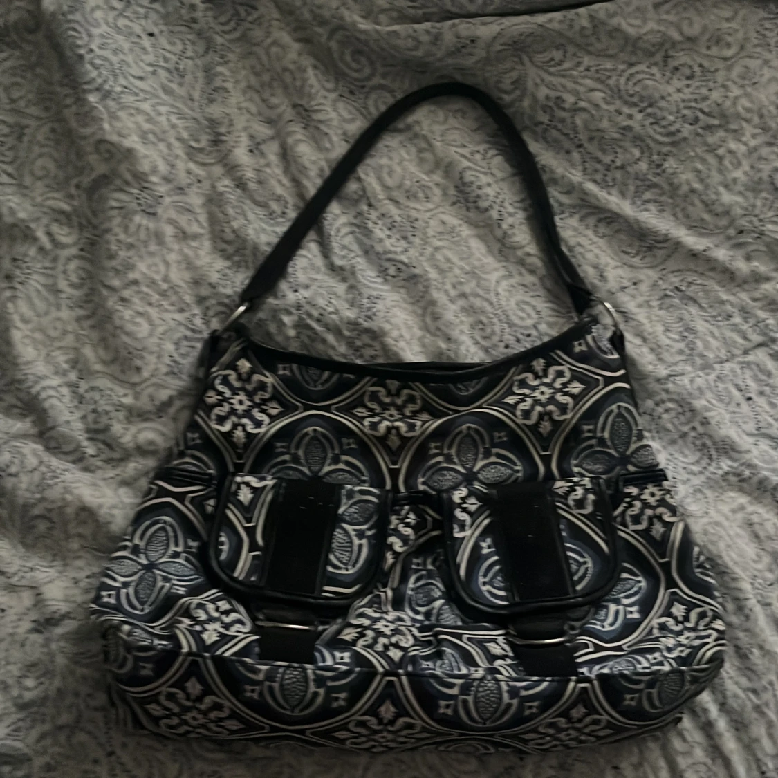 Blue vintage bag