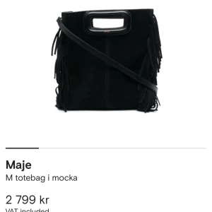 Maje vöska - Säljer nu min maje väska i mycket fint skick då den tyvärr inte kommer till användning. Det är den stora modellen. Skriv för egna bilder💓