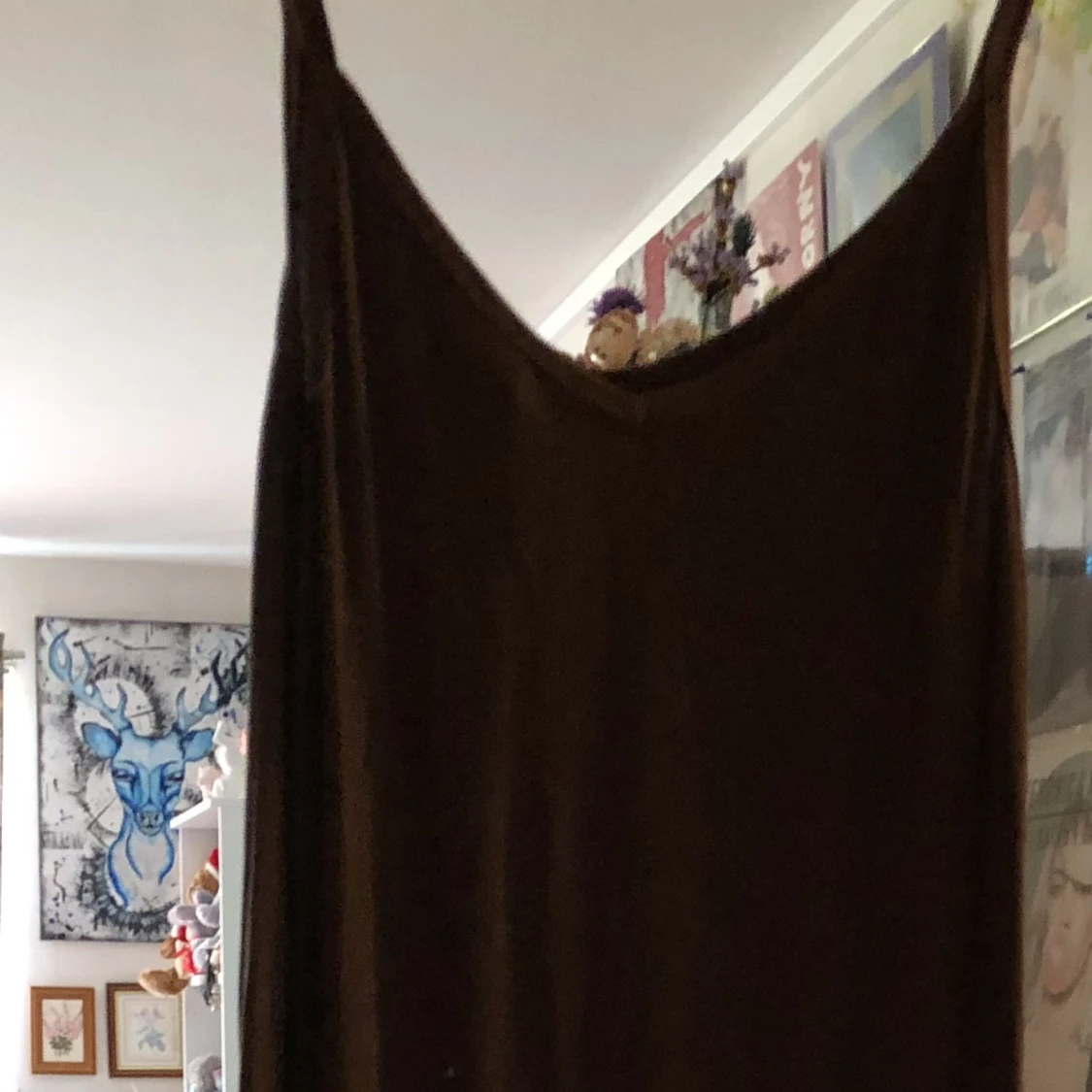 Lång tunn klänning