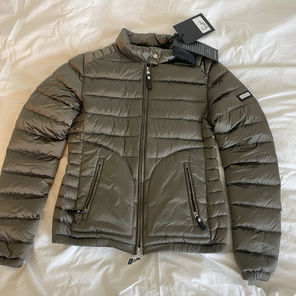 mörkgrön cedrico pufferjacka - 90