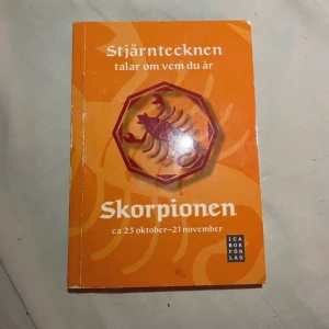 Stjärntecken Bok Skorpionen - sparsamt använd 