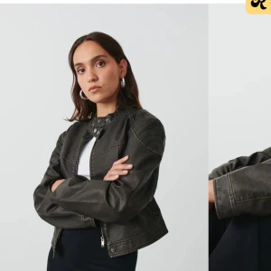 Gina tricot jacka - Gina tricot biker jacket i strl S aldrig använd, egna bilder kan fixas✨