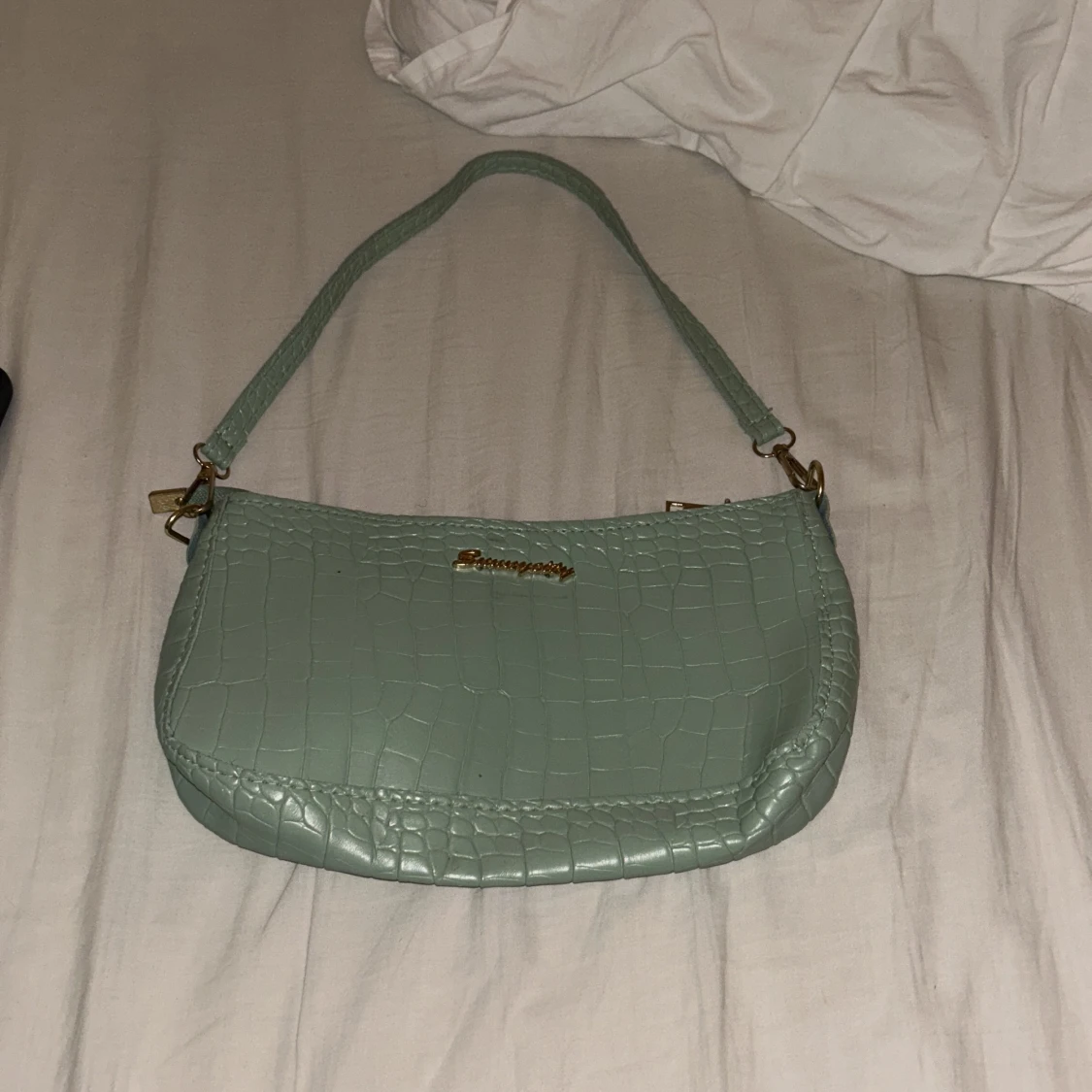 Grön baguette väska 🥖🥖