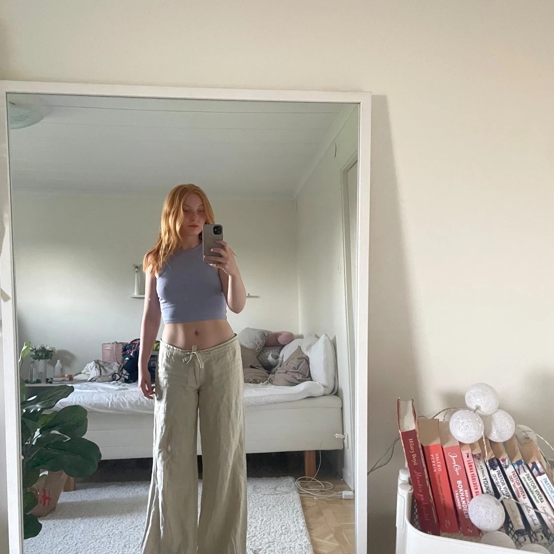 Ribbat lila linne  - 90