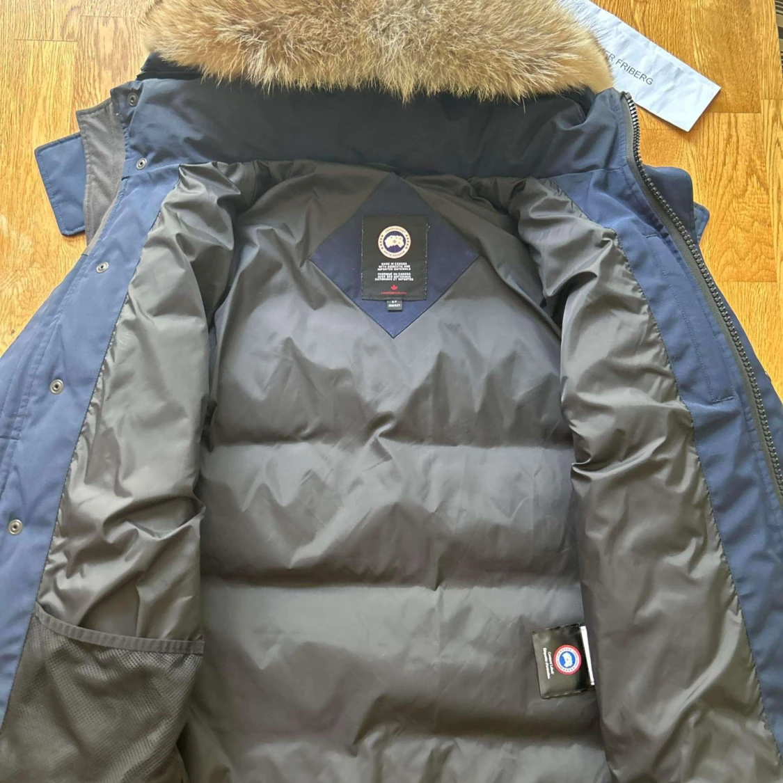 Blå canada goose wyndham - 90