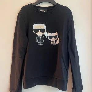 Karl Lagerfeld tröja  - Jag säljer min Karl Lagerfeld tröja då den inte kommer till användning. Den är jätte fin på och är normal i storleken. Använd ett fåtal gånger. Är i jättefint skick! 