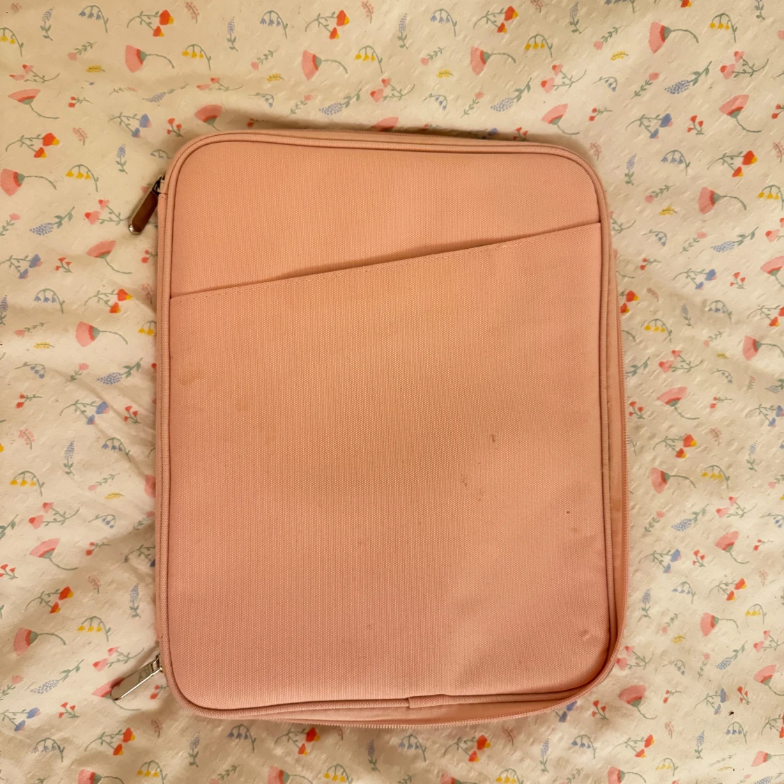 Rosa datorväska med dragkedja - 90