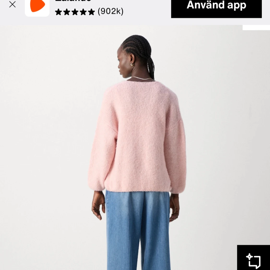 Ljusrosa kofta från Lindex - 90