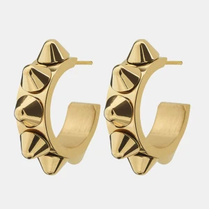 Guldörhängen med nitar från edblad - Snygga guldörhängen med  nitdetaljer från Edblad! Nyskick🥰