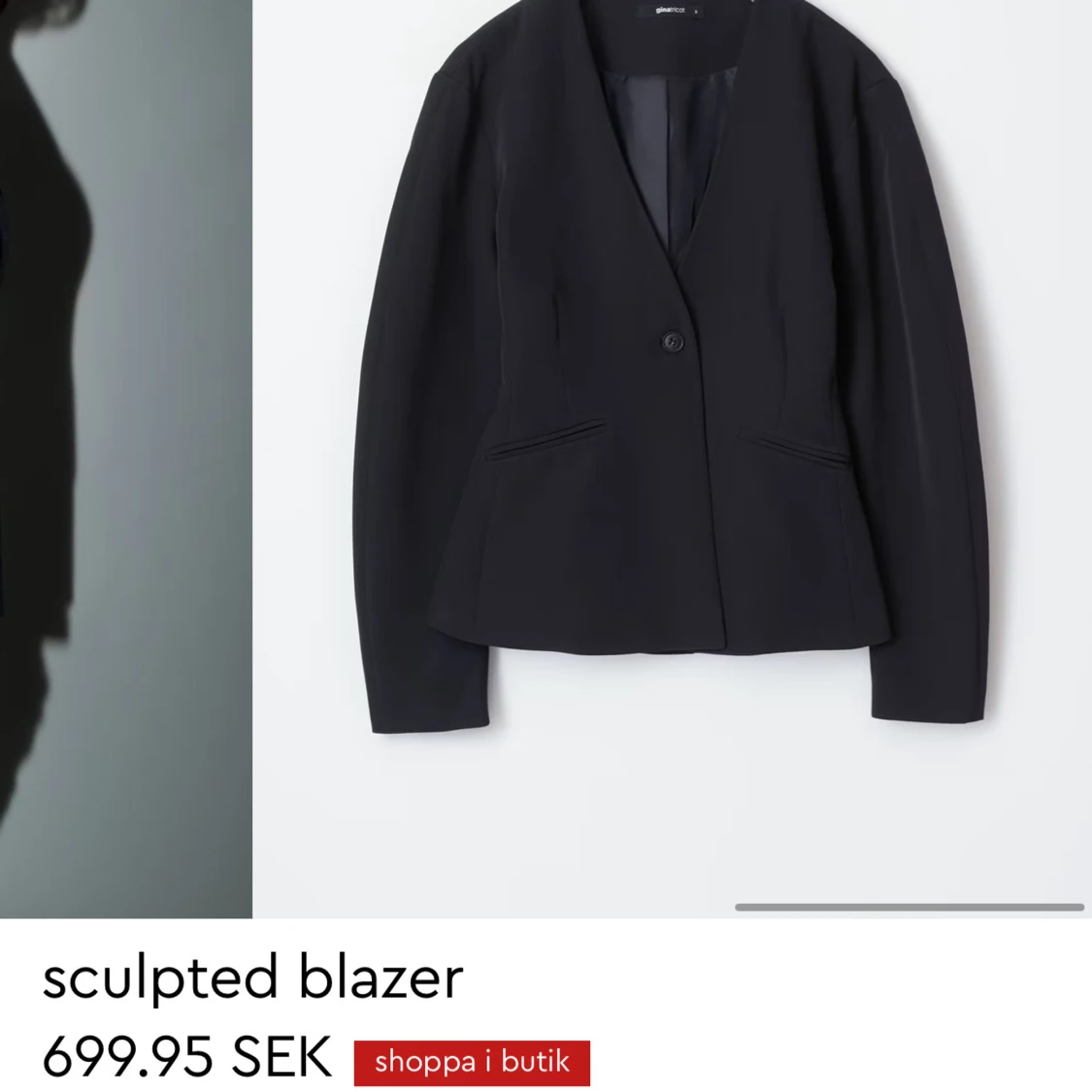SÖKES sculpted blazer - 90