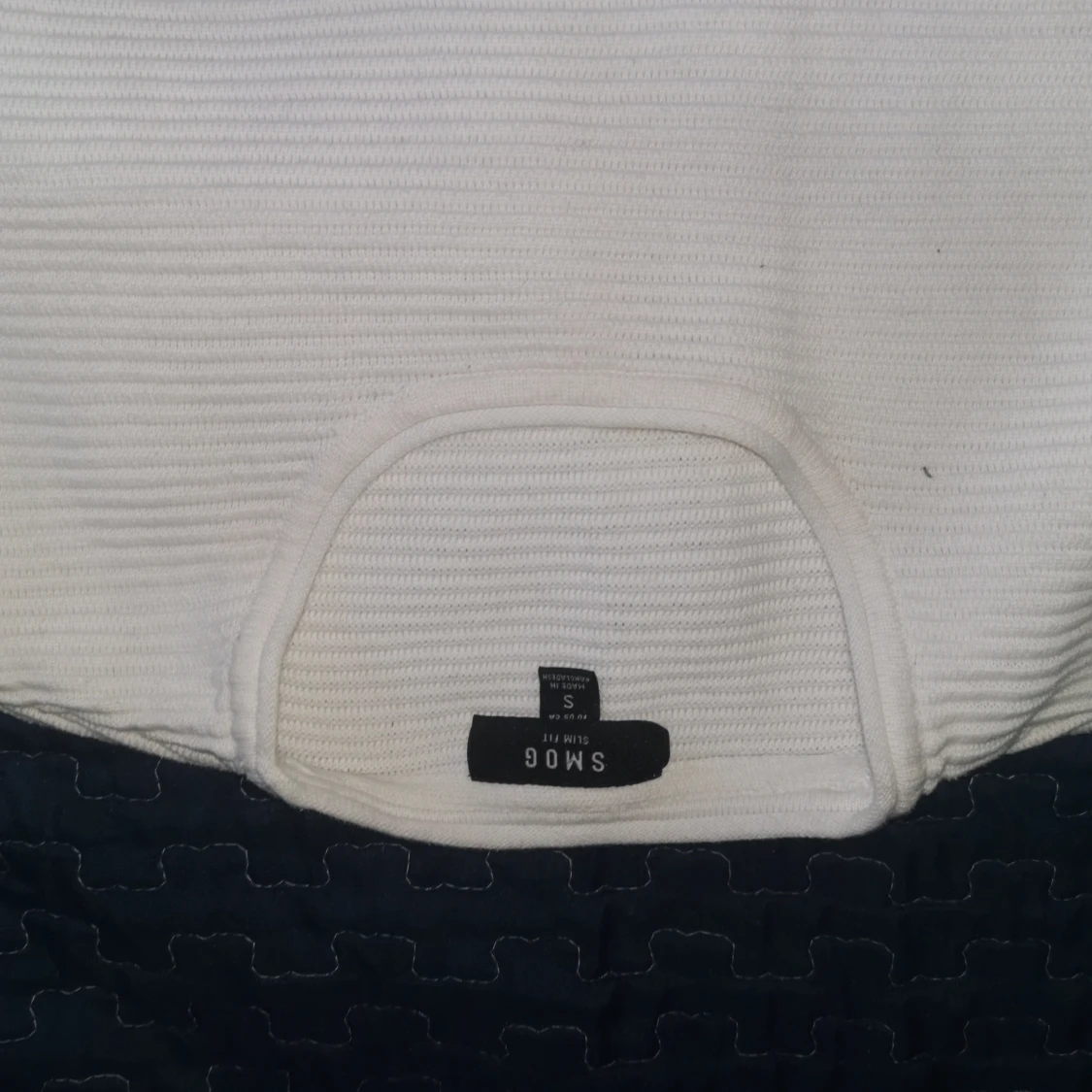 Vit ribbad bodysuit från SMOG - 90