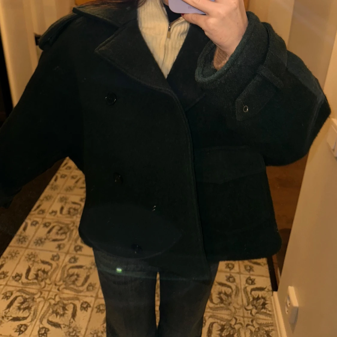 Mörkgrön kappa - 1