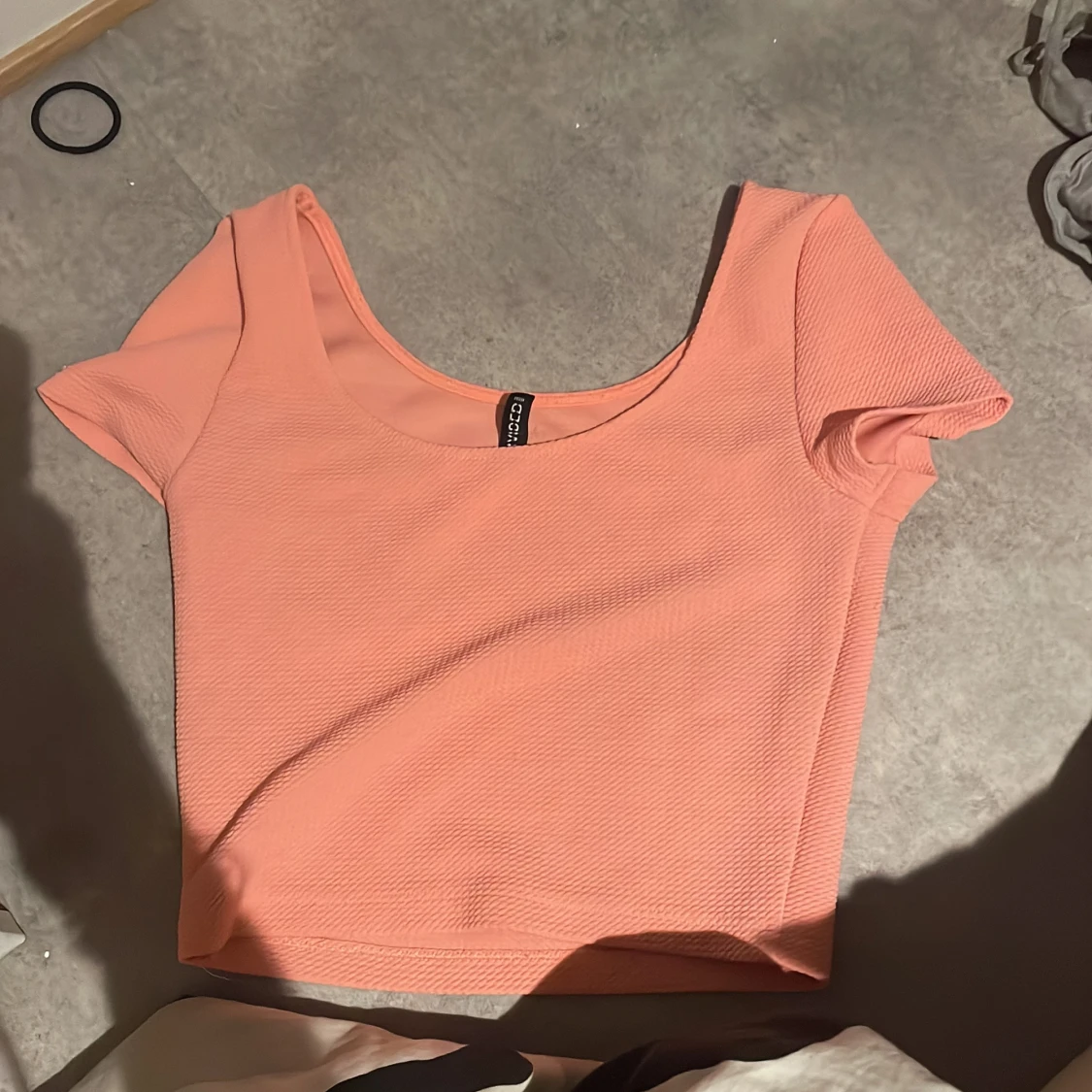 Persikofärgad topp  - 90