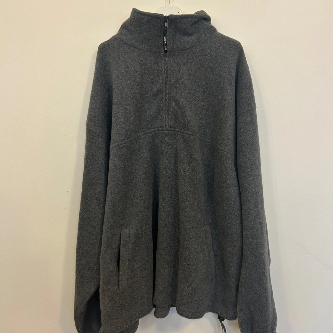 Grå fleece hoodie från Matterhorn - 90