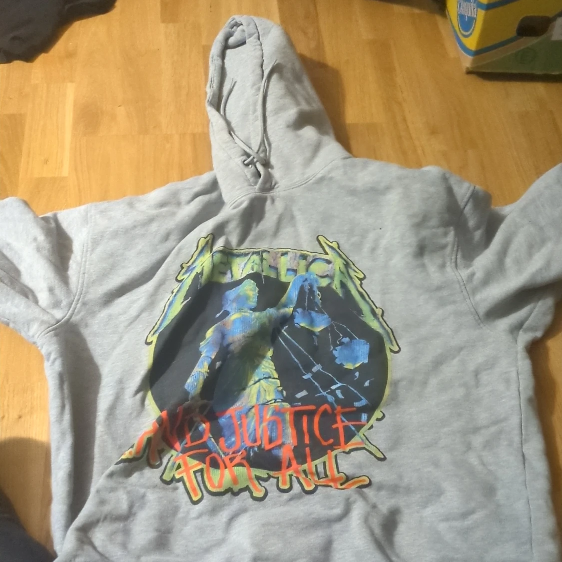 Grå Metallica hoodie