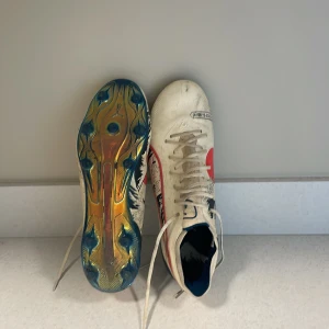 Puma fotbollsskor  - Säljer ett par ovanliga puma skor som jag köpt för en månad sen ungefär, använda Max 3 gånger då dom var alldeles för små för mig, nypris 2499 mitt pris 1599